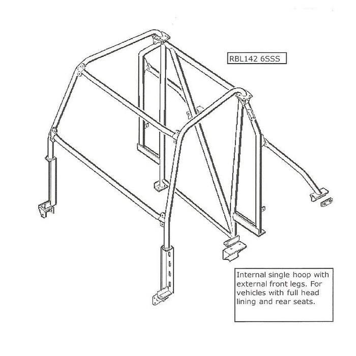 RBL1426SSS | Def 90 Hard top and county station wagon roll cage
