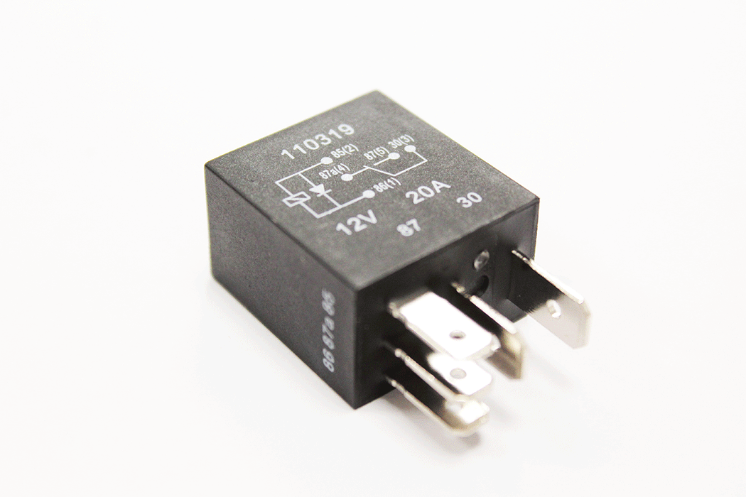 YWB500200 | relay 20A 5-pin black micro-type