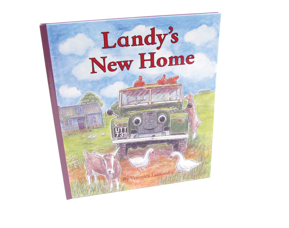 LANDY NEW HOME - Childrens Book - Landy's New Home  Land Rover Range Rover 